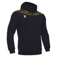 Ishtar Hoody 1/4 Zip Top NAVY/GUL XS Treningsgenser med hette - Unisex