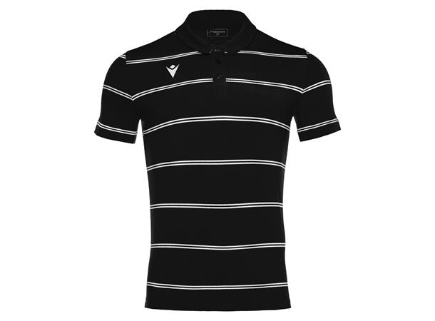 Flamenco Polo BLK/WHT M Poloskjorte til herre 