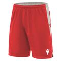 Tempel Match Day Short RED/WHT 3XL Teknisk kampshorts - Unisex