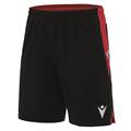 Tempel Match Day Short BLK/RED L Teknisk kampshorts - Unisex