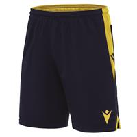 Tempel Match Day Short NAV/YEL 3XS Teknisk kampshorts - Unisex