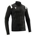 Purus 1/4 Zip Top BLK/WHT 3XL Teknisk treningsgenser - Unisex