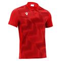 Thavil Polo RED/WHT M Poloskjorte i elastisk stoff