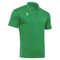 Draco Hero Polo GRN/WHT 5XL Poloskjorte i elastisk stoff