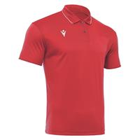 Draco Hero Polo RED/WHT 3XL Poloskjorte i elastisk stoff