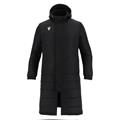 Turvey Long Bench Jacket BLK M Coachjakke - ekstra lang