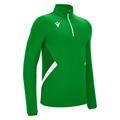 Piave 1/4 Zip Top GRN/WHT 3XL Teknisk treningsgenser - Unisex