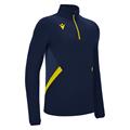 Piave 1/4 Zip Top NAV/YEL XL Teknisk treningsgenser - Unisex