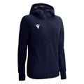Drum Hooded Womens Jacket NAV XL Fritidsjakke i børstet fleece til dame