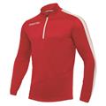 Talent Training 1/4 Zip Top RED/WHT XL Teknisk treningsgenser  - Unisex