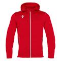 Freyr Hoody Full Zip Top RED XL Overtrekksjakke